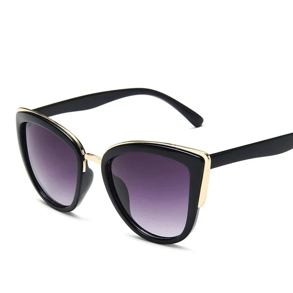 Lunettes de soleil Nuvéra Soléa - style cat-eye monture noire