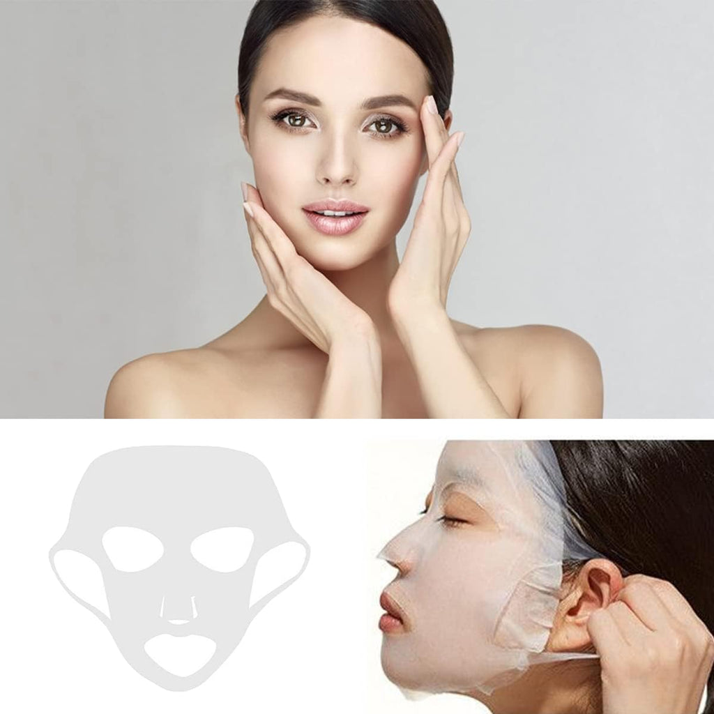 Masque Hydratant Au Silicone, Couverture De Masque En Silicone, Masque Facial En Silicone Réutilisable, Masque Hydratant Pour Le Visage, Empêche L'Évaporation, Outil De Beauté Pour Le Visage
